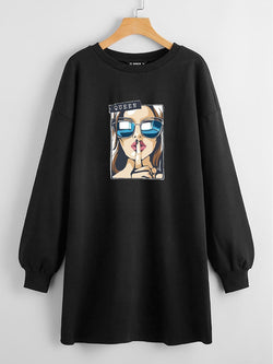 LONG LENGTH SWEATSHIRT Silence Queen