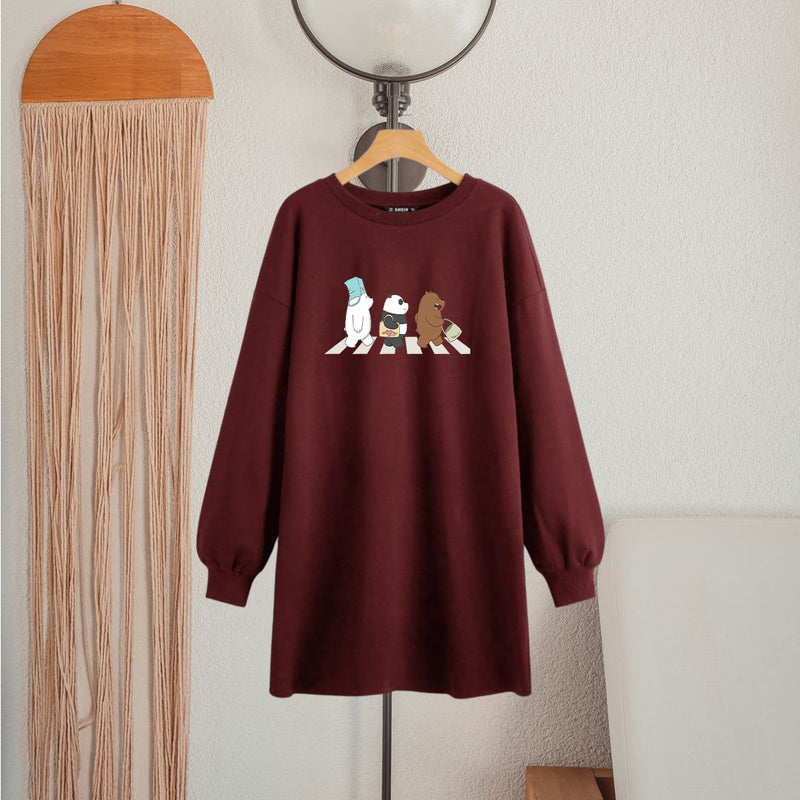 LONG LENGTH SWEATSHIRT Crossing Road