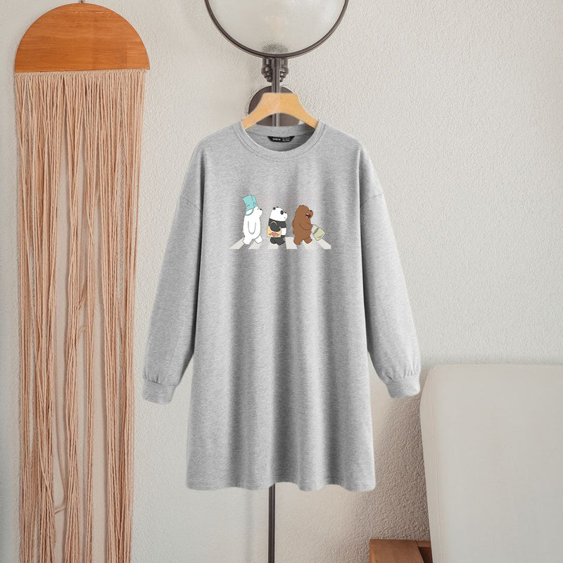 LONG LENGTH SWEATSHIRT Crossing Road