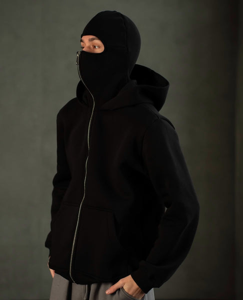 Balaclava Ninja Zipper Hoodie – Dealzonn
