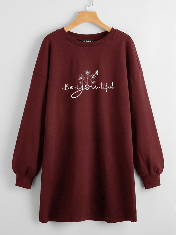 LONG LENGTH SWEATSHIRT Beyoutiful