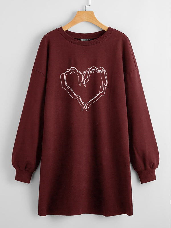 LONG LENGTH SWEATSHIRT Heartwave