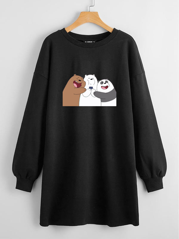 LONG LENGTH SWEATSHIRT 3 Bear Buddies