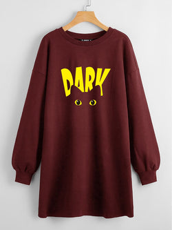 LONG LENGTH SWEATSHIRT DARK