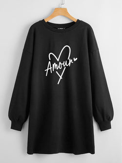 LONG LENGTH SWEATSHIRT Amour