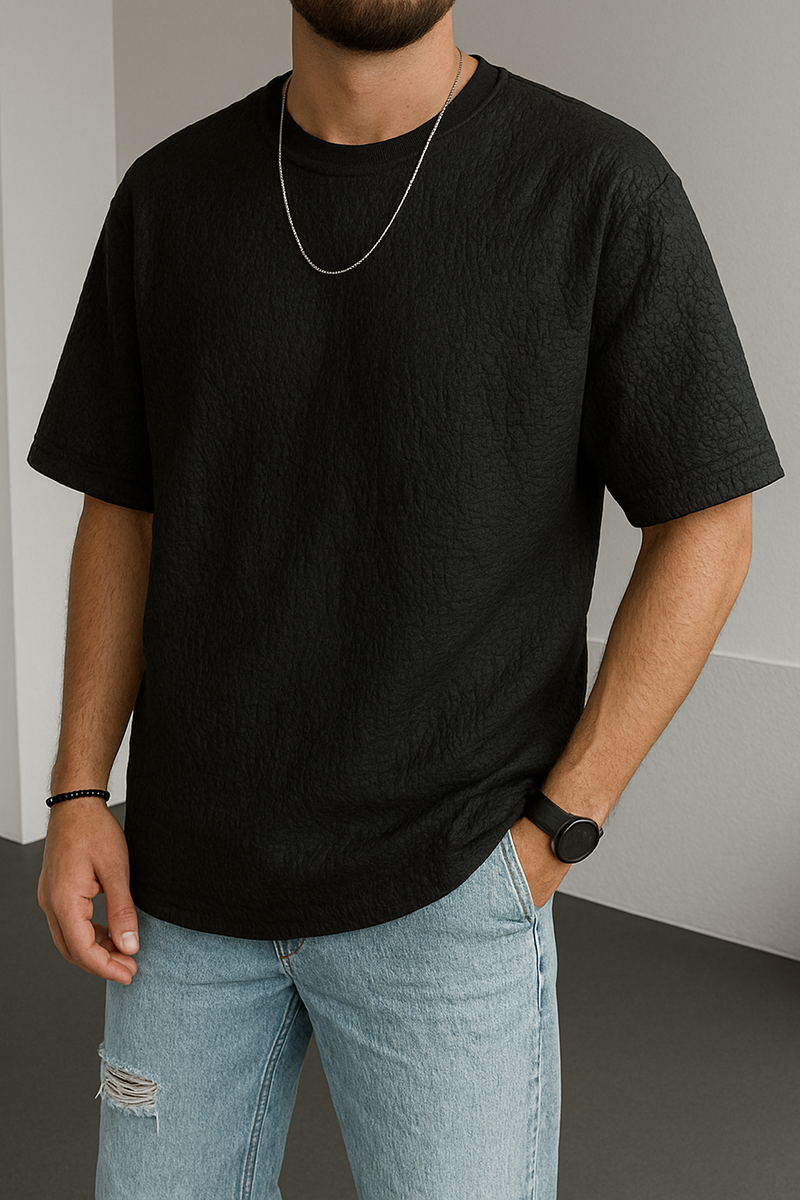 Wrinkle Tshirt Black
