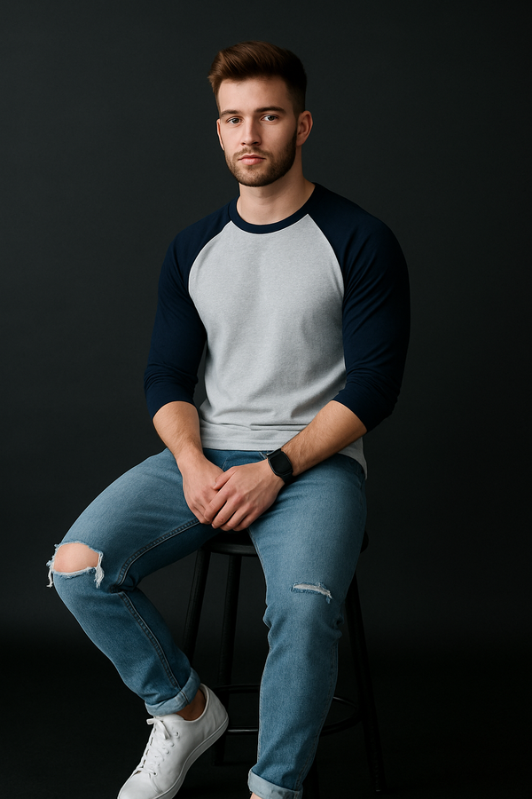 Raglan Tshirt Grey