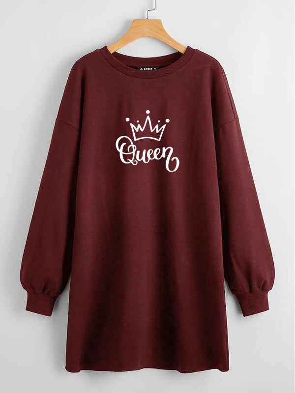 LONG LENGTH SWEATSHIRT Queen