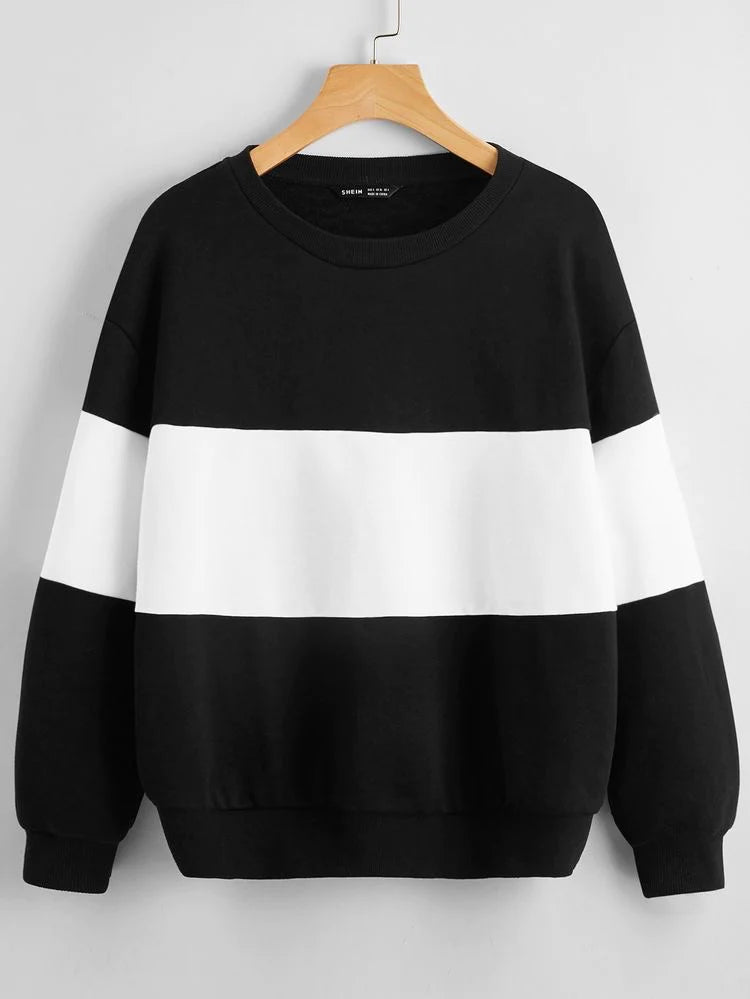 ZEBRA BLOCK SWEATSHIRT