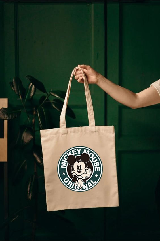 MICKEY ORIGINAL TOTE BAG BEIGE