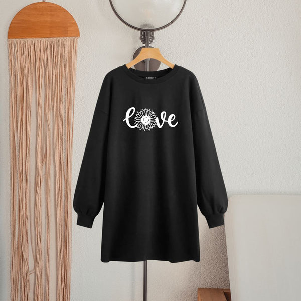 LONG LENGTH SWEATSHIRT Love