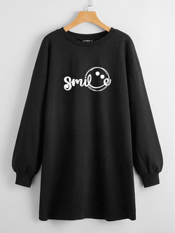 LONG LENGTH SWEATSHIRT Smile