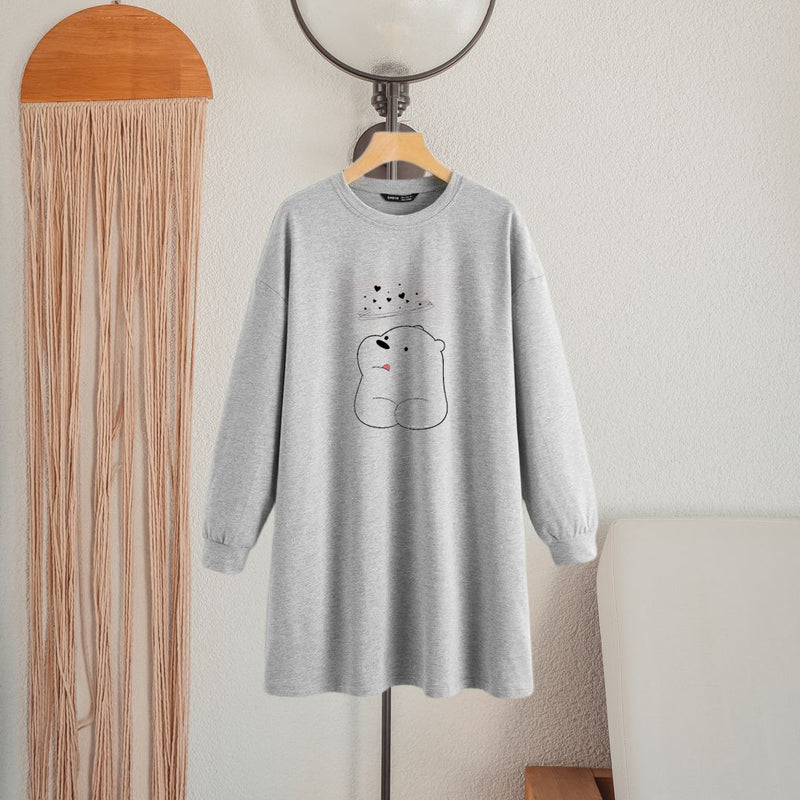 LONG LENGTH SWEATSHIRT Thinking About Someone